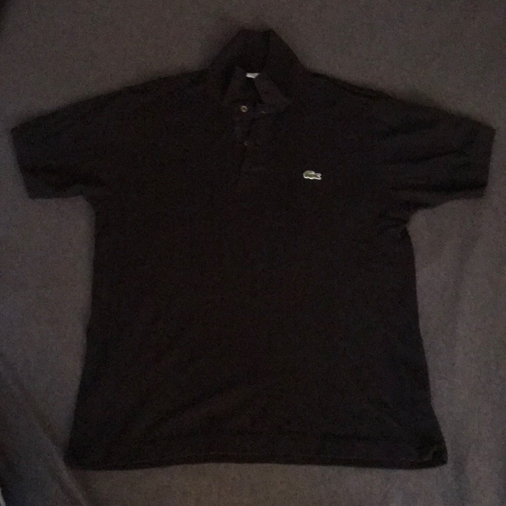 Black Lacoste Size Large Polo